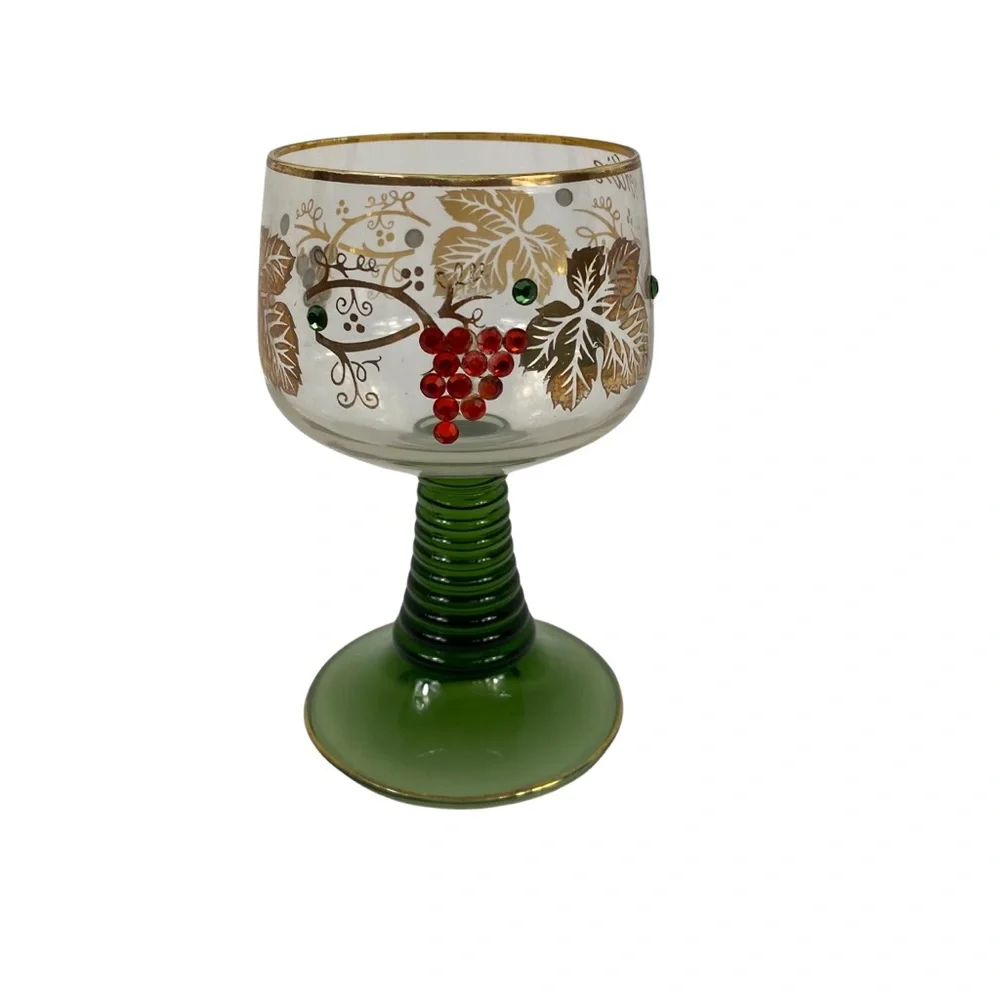 Vintage Roemer Souvenir Wine Glasses Germany Berlin Germany